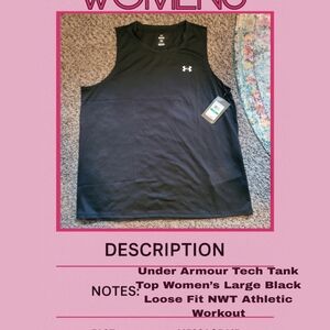 Under Armour Women's Black Tech Tank